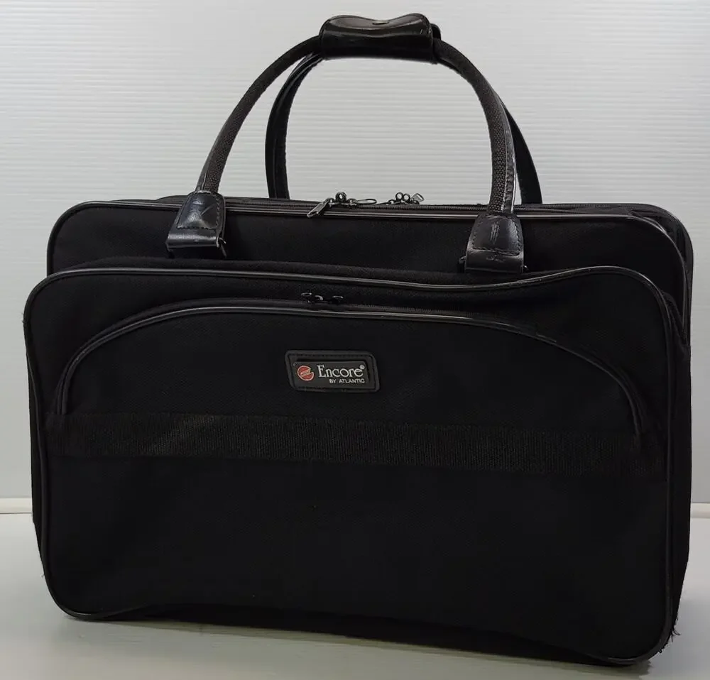 Vintage Encore By Atlantic Luggage Travel Black Bag